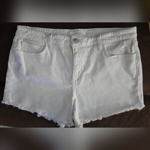 Joe's Jeans Cut Off Shorts White 3" Inseam The Ozzie Euc Sz 32